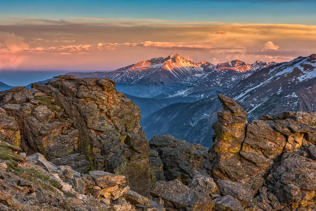 Rock Cut Trail Ridge Road Sunset